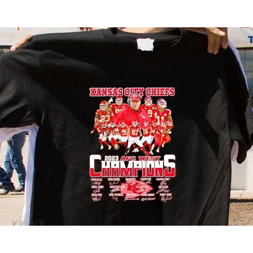 Kansas City Chi.e.fs 2024 AFC West Champions Team Unisex T-shirt Gift For Fan